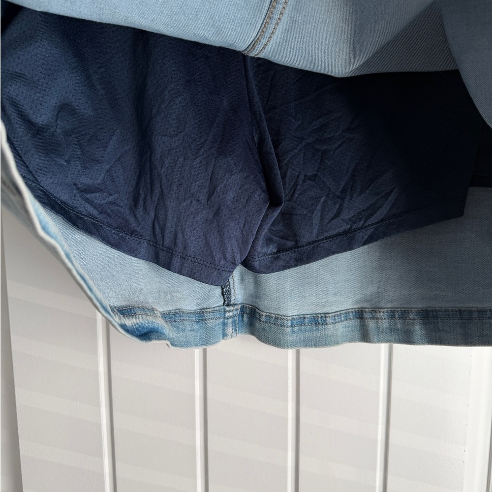Lee Light Blue Denim Skort - Picture 5 of 5